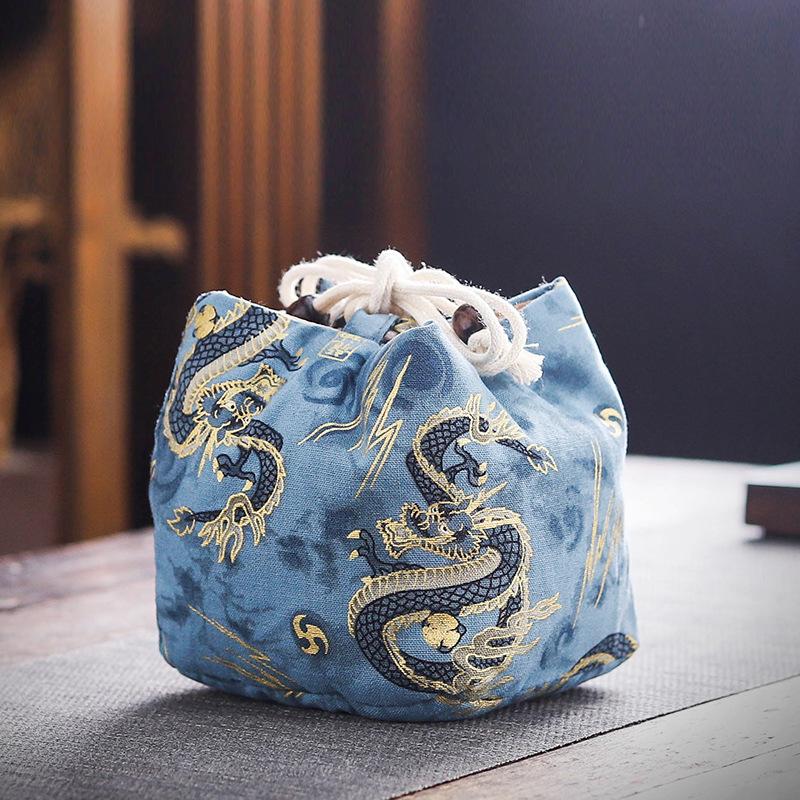 Mehrzweck-Reise-Aufbewahrungstasche für Teegeschirr, Baumwolle, Teetasse, antike Armbänder, Schmuck, Schutzhülle, japanisches Mittagessen, Geschenk, Dekorationstasche