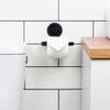 Toilet Paper Holder Wall-Mounted Bathroom Suction Cup Hanger Black