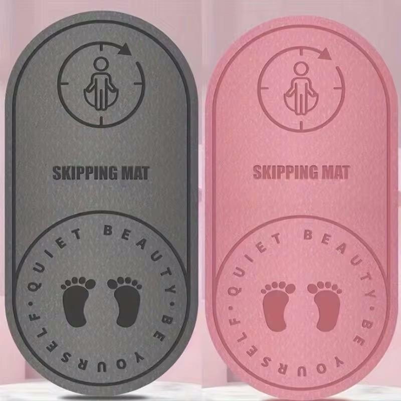 1pc (2.36in/3.15in) ThicknessTPE Jump Rope Mat, Durable Non-Slip Fitness Exercise Ma Suitable Fitness Training, Body Workout