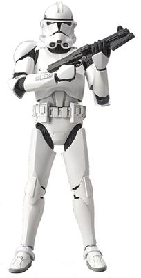Star Wars Clone Trooper Scale Plastic Model 1/12 Pre-Colored