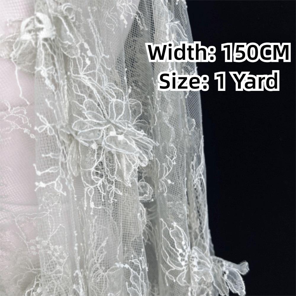 Polyester Material Lace Trim Ribbon Soft Skin Friendly Lace Appliques Edge  DIY Home Decor