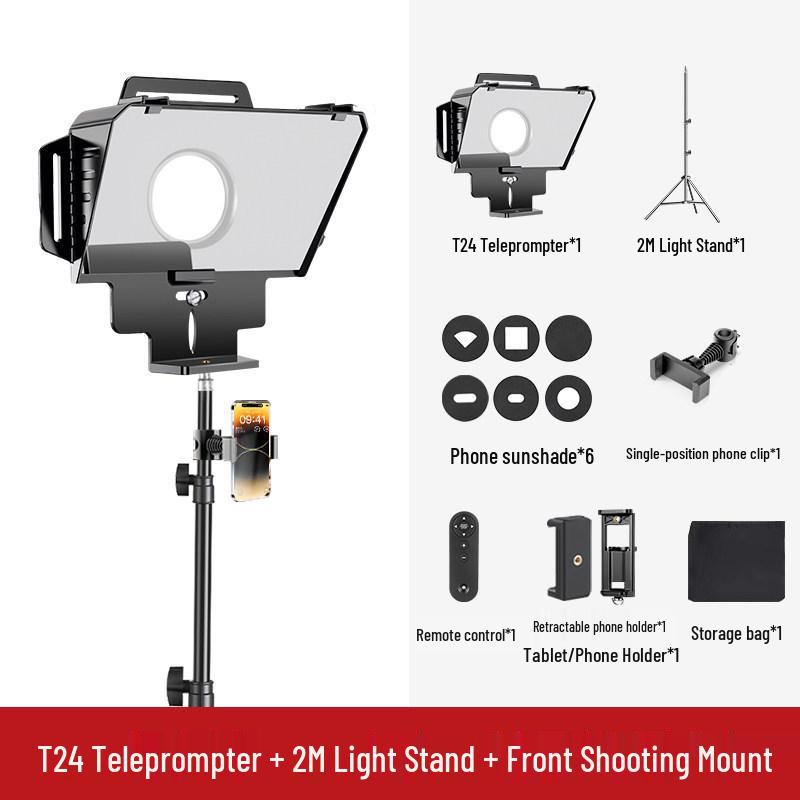 Ruifutu Přenosný teleprompter pro DSLR a mobilní zařízení