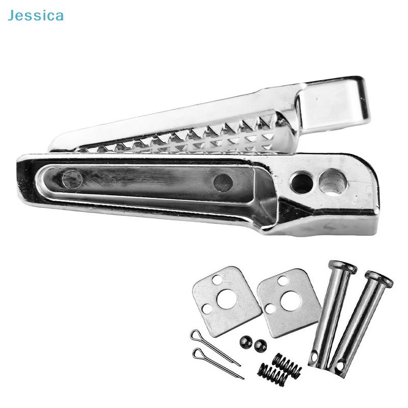 Motorcycle Foot Pegs -full Set Of Universal Aluminum Alloy Anti-Slip Footpegs,For Most Motorcycles Wear-Resistant