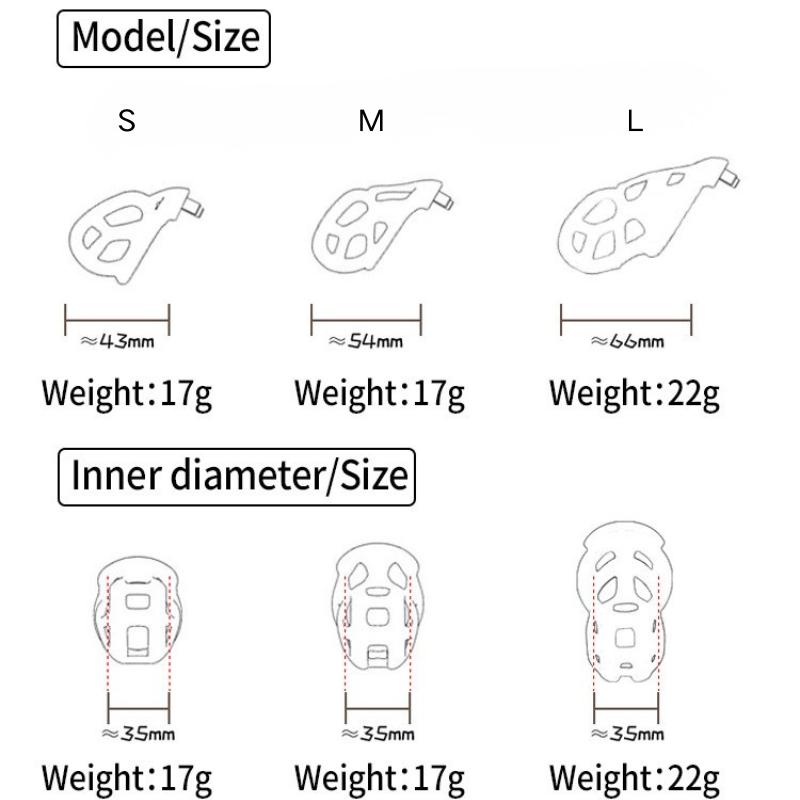 With 5 Size Cock Rings Penis Soft Silicone Chastity Cage Device Anti-Cheating Penis Lock Restraints for Men Discreet Sex Toy 18+