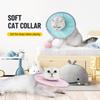 Cat Cone Collar Stop Licking Adjustable Ribbing Neck Recovery Collar