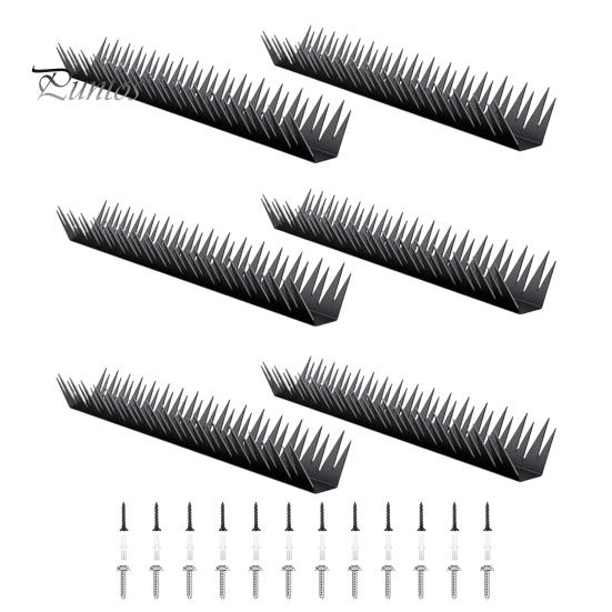 

6 шт. шипов для ограждения, препятствующих перелезанию, прочные металлические шипы безопасности, отпугивающие животных шипы для заборов дома и сада, отпугивающие злоумышленников и воров 6pcs