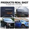 2X For 09-14 Ford F-150 F150,Raptor 2010-2014 Smoked LED Side Rearview mirror Turn Signal Marker Reflector Lights 9L3Z17E748BA
