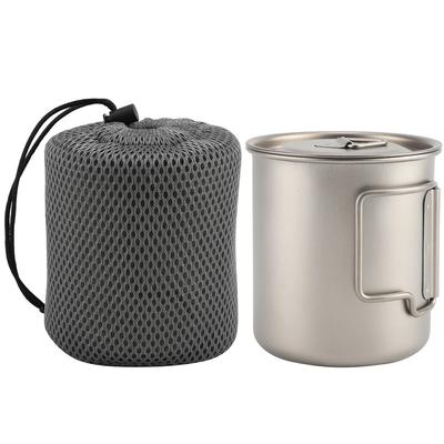 420ML Durable Pure Titanium Water Coffee Beer Cup Drinkware Mug for Home