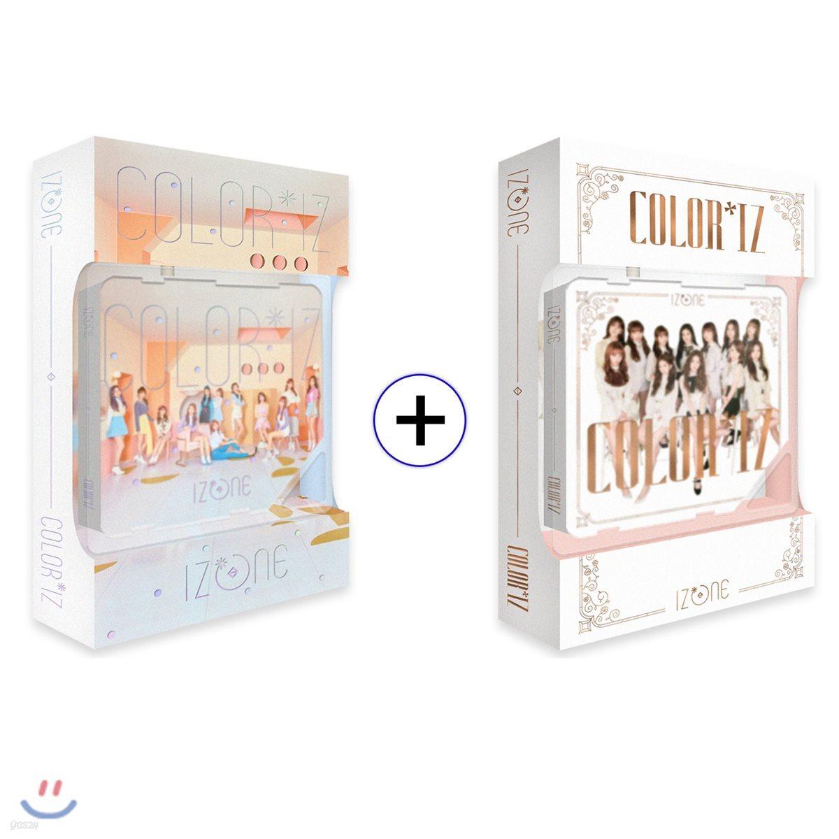 

IZ*ONE - COLOR*IZ [Color+Rose / SET] [Smart Music Album (Kino Album)]