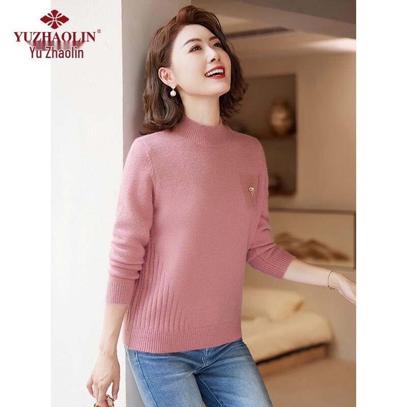 Women's Mid-Aged Thick Knit Sweater
