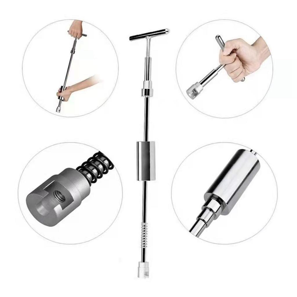 Vehicle Dent Repair Tool Car Sheet Metal Puller Removal Kit Professional Manual Pull Rod T Shaped