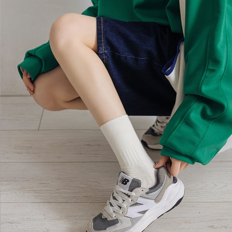 ANGEL SOCKS 1277 Ziegelmuster Baumwollsocken