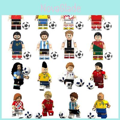 High-quality Abs Plastic Messi Neymar Miniature Figures Toy