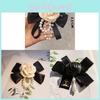 Modern Pearl Floral Pin With Butterfly Knot Design For Adult Formal Wear