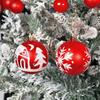 44Pcs/Set 6/3CM Christmas Ball Shiny Xmas Ornament Ball Durable Xmas Baubles  Showcase