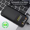 MAXRIENY Rechargeable Digital Color Screen with EMF 9999 Count Live Voltage Tester Tester, Detector, Auto-Range Voltmeter, Capacitance, Resistance,