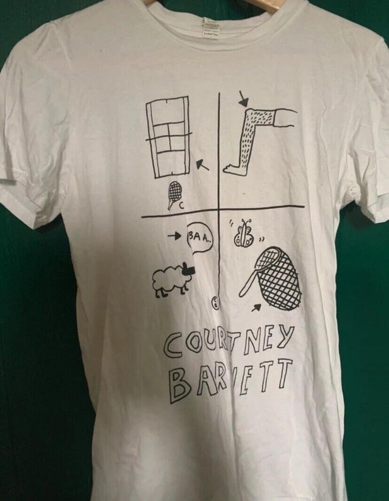 

Courtney Barnett Cotton White Shirt Unisex Concert S to 5XL QA10024 Unisex T-Shirt L