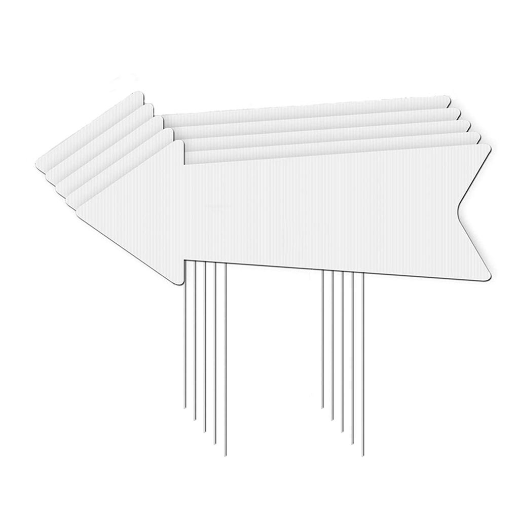 Weather Resistant Yard Sign With Ground Stake Durability Metal And Plastic For Outdoor Garden Decoration