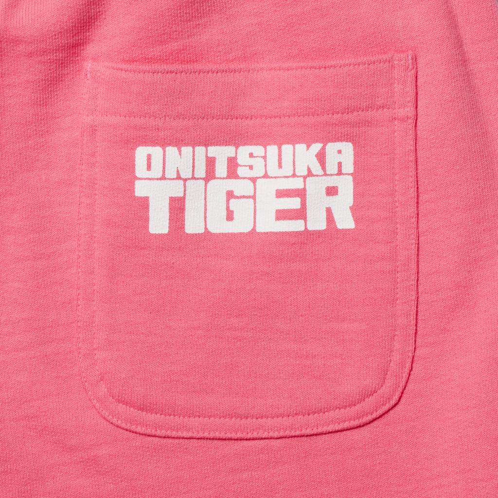 Onitsuka Tiger Sweat Pants Solid Color Outdoor Elastic Waistband Cuffed Mid-Rise Casual Pants Unisex pants Pink 2183B278-700