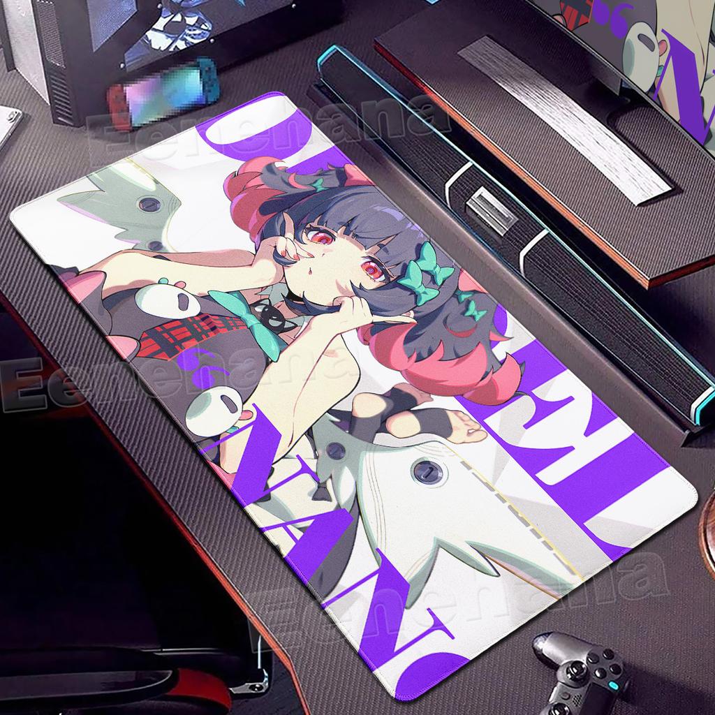 Large PC Gaming Zenless Zone Zero Mouse Pad Laptop Keyboard Non-slip Office Accessories XXL Gamer New Kawaii Girls ZZZ Desk Mats