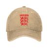 England Red Lion Casual Baseball Cap  Hiking Fishing Trucker Hat Summer Breathable Unisex Women Y2k Retro Baseball Caps