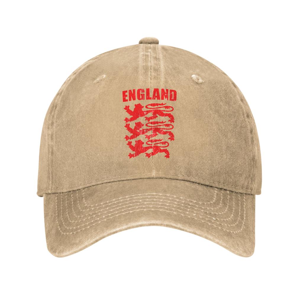 England Red Lion Casual Baseball Cap Hiking Fishing Trucker Hat Summer Breathable Unisex Women Y2k Retro Baseball Caps