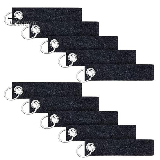 20 stuks vilten sleutelhangers met blanco tag roestvrijstalen ring doe-het-zelf decoratie ambachtelijke sleutelhanger maak je eigen sleutelhanger rugzak portemonnee decoratieve accessoires