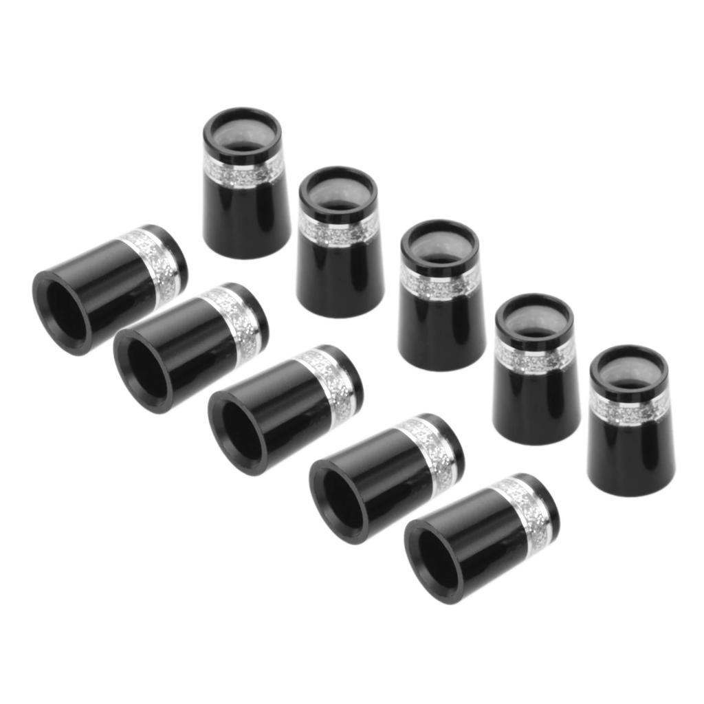 10 Pcs Golf Sleeve Ferrule for Golf Irons Tip Size 0.370 Plastic Golf Ferrules Club Shafts Accessories Red/Silver/Green/Blue