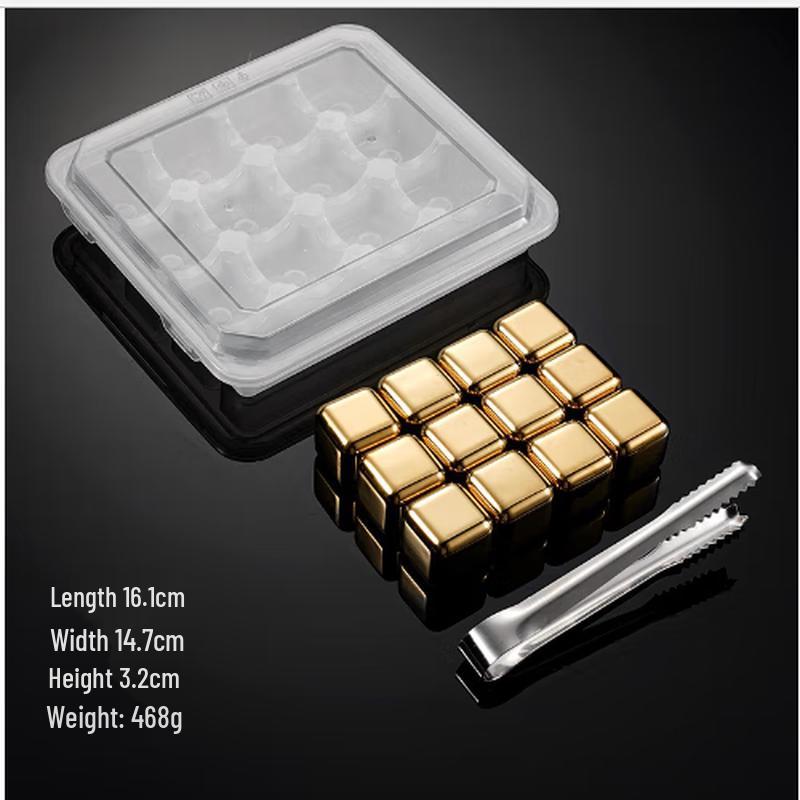 OJW Stainless Steel Reusable Ice Stones
