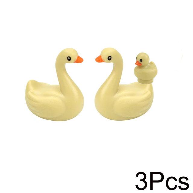 MOC Animals Building Blocks Flamingo Swan Otter Cat Dog Pug Chick Duck Eagle Sheep Owl Rabbit DIY Model Brick Toys for Children