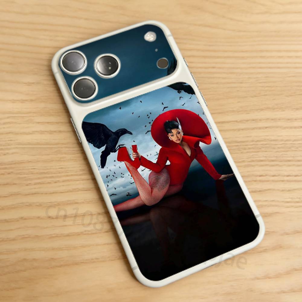 

Am I the Drama C-Cardi B For iPhone 17 pro Max/ pro Full Cover Decal Skin Wrap Colorful Rear Protective Sticker Film iPhone17pro