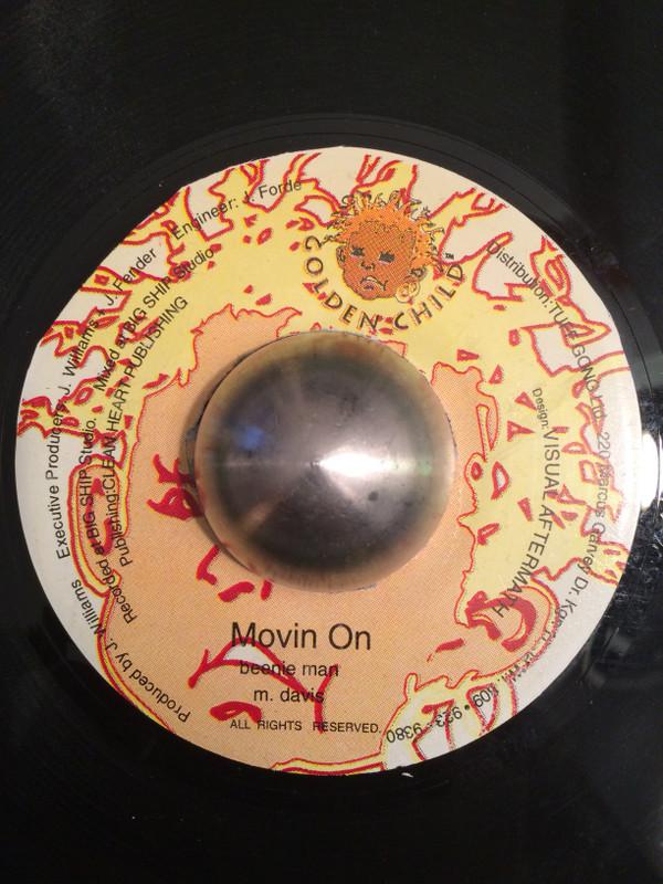 7inch Record BEENIE MAN / MR. VEGAS - Movin On / Last Night NONE Golden Child 1998 Jamaica Reggae, Ska & Dub Used
