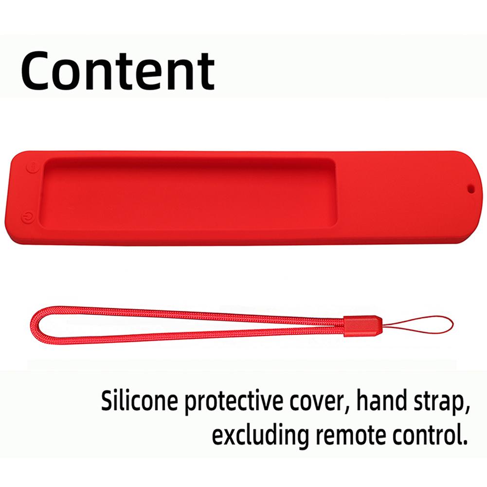 Silicone Remote Case Anti-slip Protective Cover Anti-Drop Protective Skin Sleeve Anti-Scratch with Anti-lost Lanyard for XMRM-ML