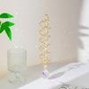 Gazing Ball Spiral Tail Crystal Suncatcher, Rainbow Maker Crystal Beads Sun Catcher Indoor Window Garden Wind Chimes Outdoor