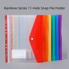6 Pcs A4 Binder Folders Clear Label Loose-Leaf Simple Design Binder Pocket  Home Office