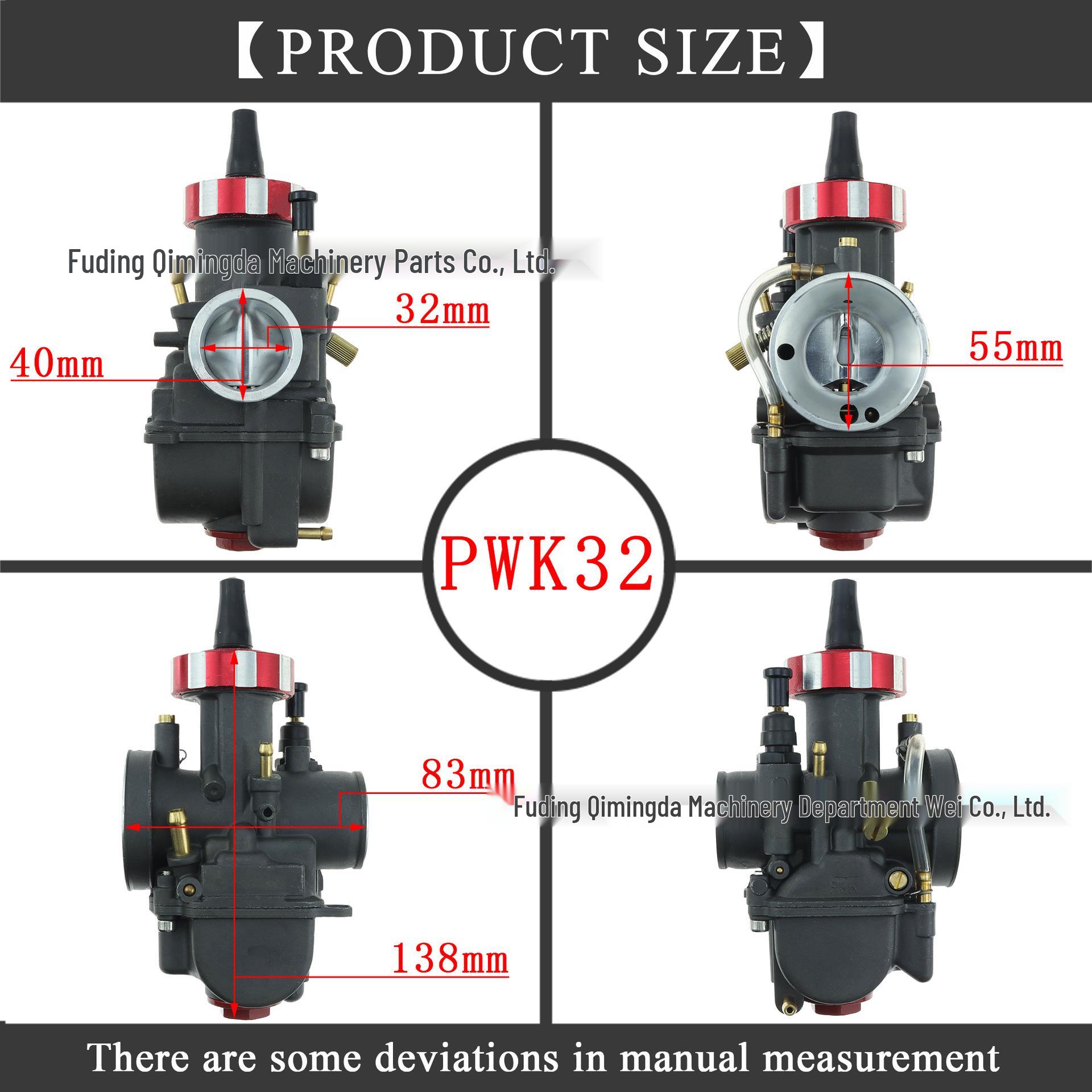 PWK Racing Slide Valve Carburetor 28-34mm for ATV/UTV