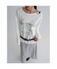 8seconds Off-Shoulder Pullover Ivory