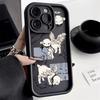 Angel Sheep Phone Case For iPhone 17 Pro 16 15 14 13 12 11 Pro Max XS XR 17 Air 16E Soft Silicone Cover