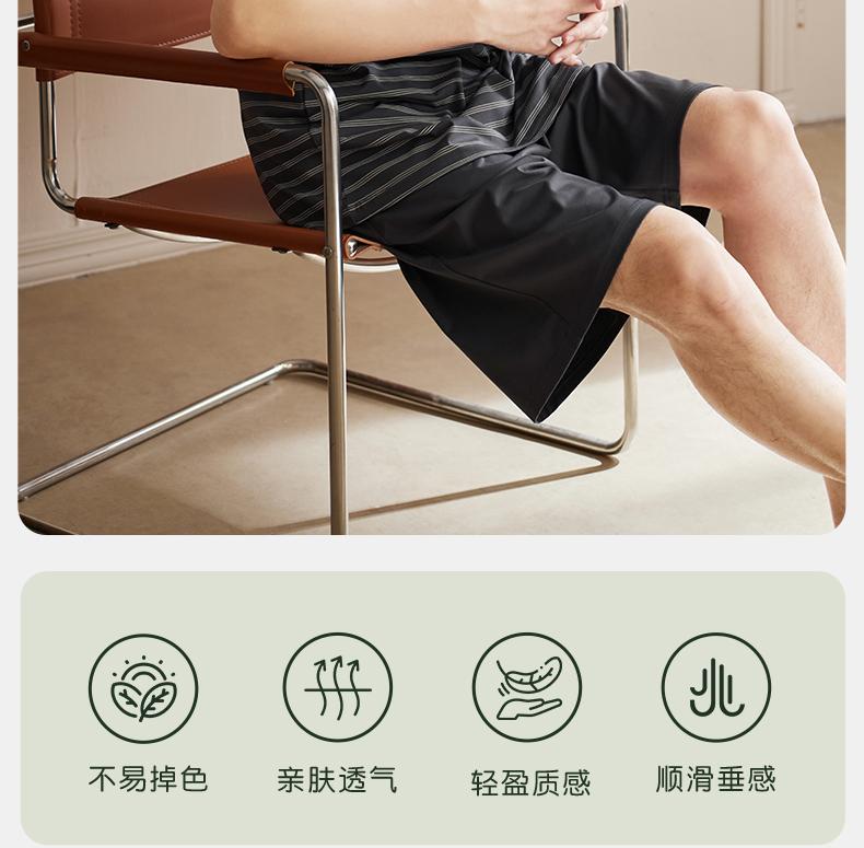 Xuanliang 2026 New Men's Sleepwear Summer Modal Cotton Short Sleeved Shorts Casual Outerwear Set