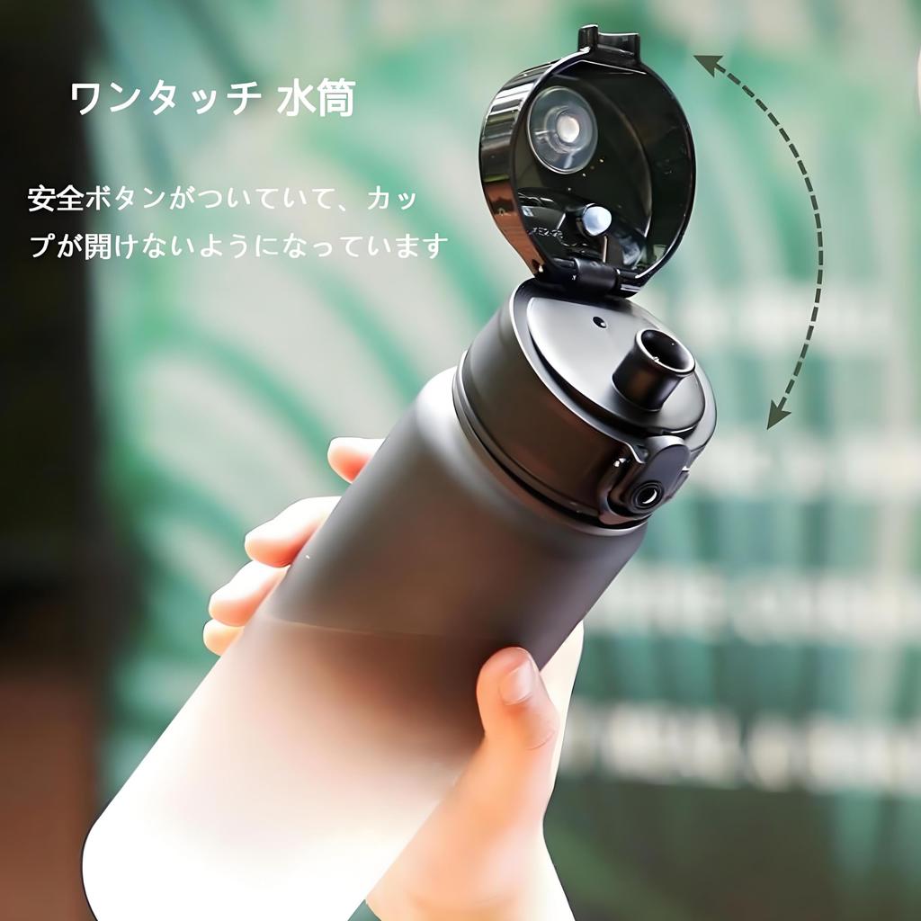 IOLOYU 1 Liter Water Bottle, 1000ml Large Capacity, Easy to Clean, Stylish, Large, Lightweight Sports Bottle, Plastic, BPA-Free, Large, Hand-Purpose