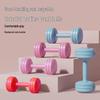 Pair of Rubberized Dumbbells for Women, Teens, and Kids - Ideal for Yoga, Fitness, and Shaping At Home