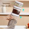 Multi-Grain Sealed Food-Grade Storage Jar – Customizable Plastic Container for Snacks and Dry Goods