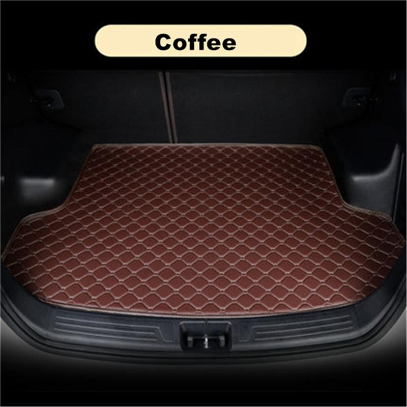 

Пользовательский водонепроницаемый коврик для багажника автомобиля, подставка для багажника, защитная подкладка для багажника, подходит для Mitsubishi ASX 2011 2011-2014 кофейный