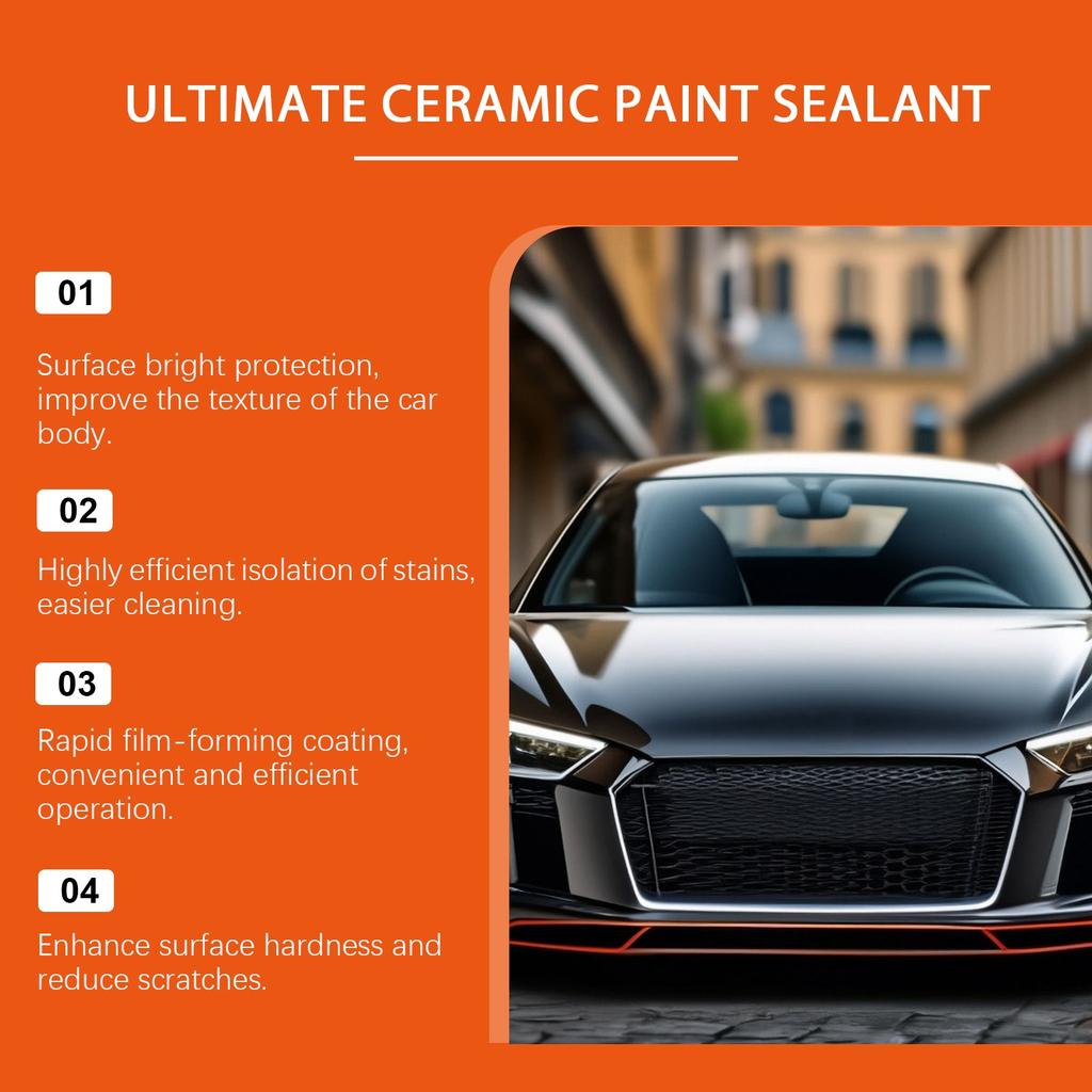 120ml Car Ceramic Coating Spray Car Paint Coating Fast Film Brightening  Anti-scratch Waterproof Coating Crystal Care Agent