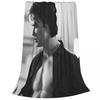 The Vampire Diaries Damon Salvatore Coperta Flanella Divertente Calda Coperte Plaid per Copriletto Primavera/Autunno