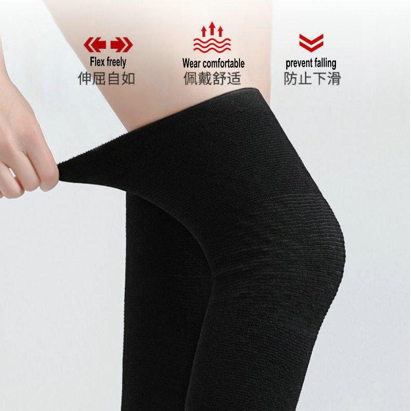 2 Pack Self Heating Support Knee Pads Knee Warmer Massager Longer Natural