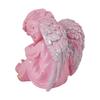 Winged Girl Statue for Home Decor Item | Fairy Girl Statue for Home Shelves Decor Showpiece (Angel Pink )