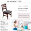 1pc Waterproof Dining Room Chair Cover Seat Covers Spandex Removable Washable Elastic Seat Covers For Dining Home Hotel