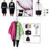 Demon Slayer Kamado Nezuko Cosplay Kostüm für Kinder in verschiedenen Farben Exquisite Verarbeitung und perfekte Stiche