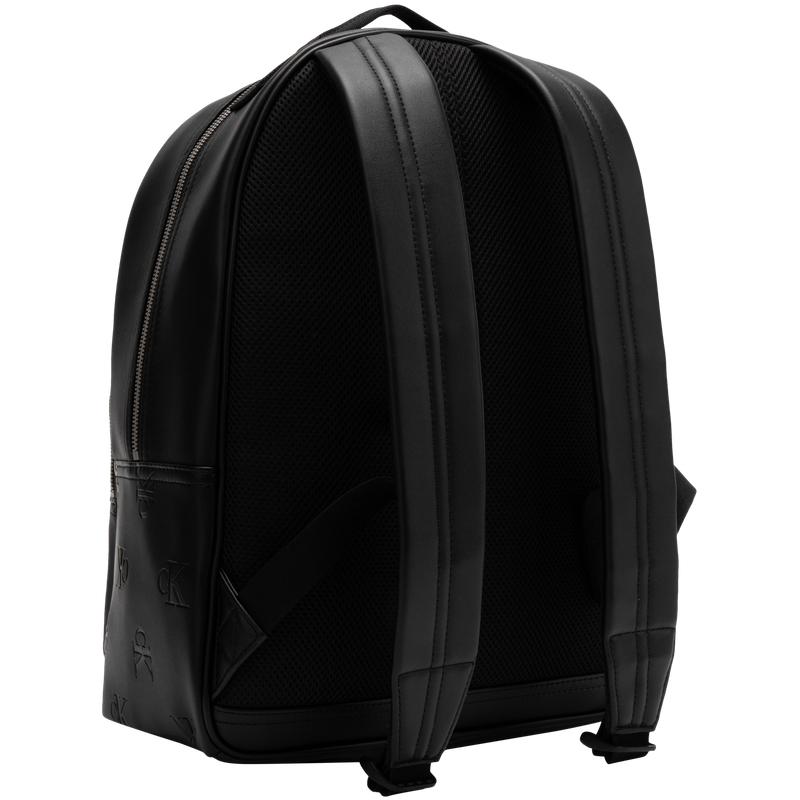Calvin Klein Casual Campus Style Letter Embossed Large Capacity Backpack Men Backpack Space-Black HH4088-UB1